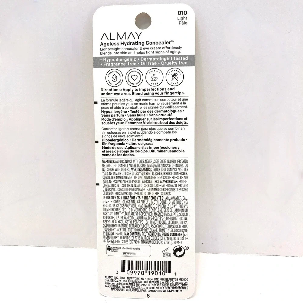 Almay ageless hydrating